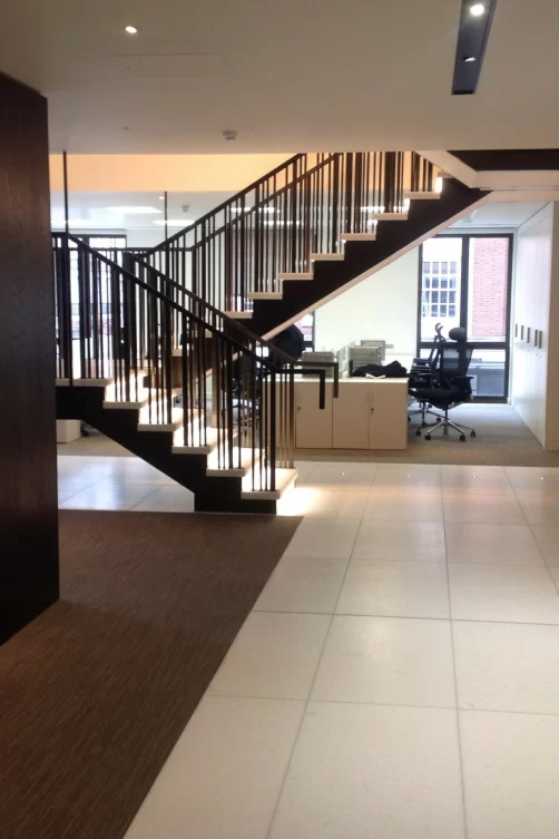 straight stair balustrade 2000 x 3000