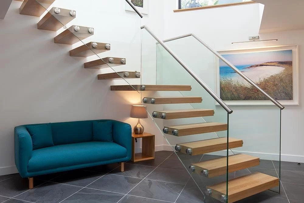 Residential staircase manufacture by Spiral UK Ancora