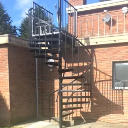 The Leys escape stair case study 2000 x 3000 2