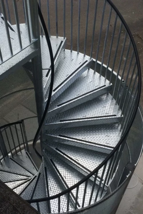 Truro Fire Station fire escape stair 1