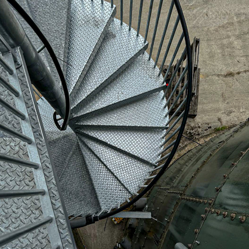 External Spiral Staircase Commercial Stairs Staircase Designers Manufacturers Hungerford Stainless Steel Escape