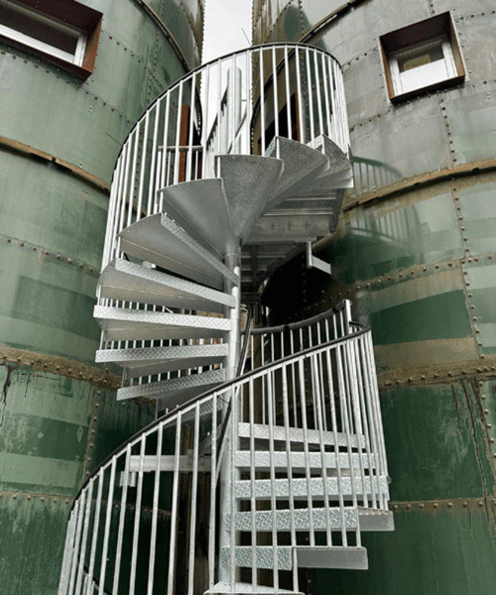 External Spiral Staircase Commercial Stairs Staircase Designers Manufacturers Hungerford Stainless Steel Escape