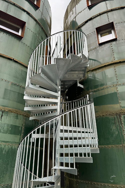 External Spiral Staircase Commercial Stairs Staircase Designers Manufacturers Hungerford Stainless Steel Escape