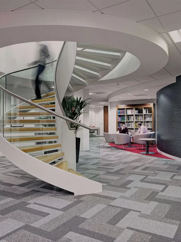 helical commercial fit out spiral uk bespoke staircase manufacturer